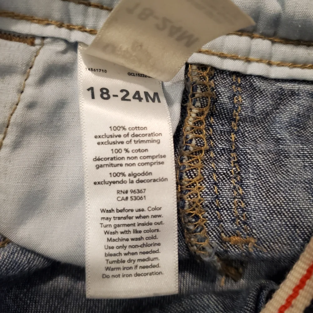 Oshkosh Overalls Medium Wash  Toddler 18-24 months